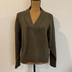 Treasure & Bond Khaki Knit Sweater